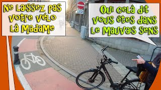 Oui, je fais également des réflexions aux cyclistes !