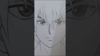 Easy anime sketch | how to draw Kenshin - [Rurouni Kenshin] | boy drawing step by step for beginner