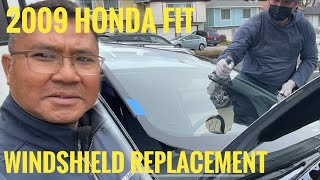 Windshield Replacement of Honda Fit 2009