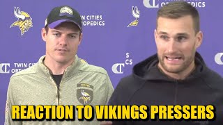 Reaction to Minnesota Vikings Press Conferences After Their Win Over the Washington Commanders