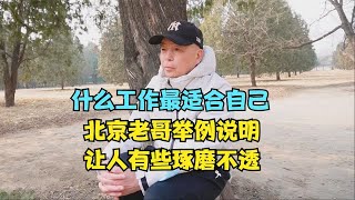 什么工作最适合自己，北京老哥举例说明，让人有些琢磨不透