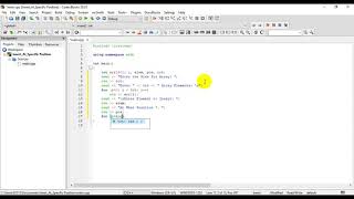 C++ Program to Insert Element in Array at a Specific Position