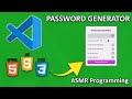 ASMR Programming - JavaScript Password Generator - No Talking
