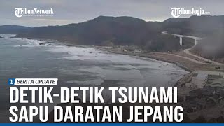 DETIK DETIK GELOMBANG TSUNAMI SAPU DARATAN JEPANG SEUSAI GEMPA 7,6 SR