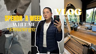 SPEND A WEEK WHIT ME *STUDENT LIFE* VLOG #20 | comida + pilates + life update + amigas + clases