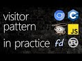 3 real-world visitor design pattern examples in Rust, JS, & C++