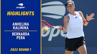 Bernarda Pera vs. Anhelina Kalinina Highlights | 2022 US Open Round 1
