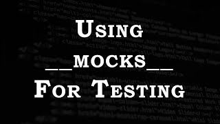 Mocking using __mocks__ directory