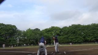 2017年5月28日　みつわ台第二公園　西村ホームラン