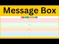 JavaScript - How to Create Custom Alerts with HTML, CSS, and JavaScript