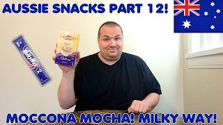 Tasting Australian Snacks Part 12 | Moccona Mocha \u0026 Milky Way !