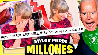 Taylor Swift PIERDE 150 MILLONES de dólares por su apoyo a Kamala Harris 🤣 FRACASO PROGRE