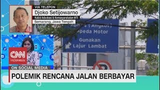 Polemik Rencana Jalan Berbayar