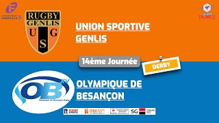 U.S.GENLIS vs Olympique de Besançon Rugby