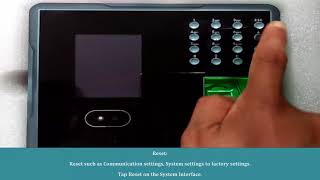 eSSL MB160 How to reset