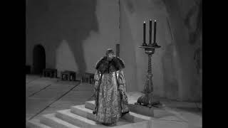 Ivan the Terrible (1944 film) by Sergei Eisenstein, clip:Ivan sends a present to Queen Elizabeth