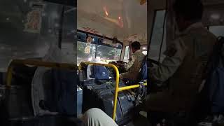 KSRTC high skill bus driving during night time in the Bangalore traffic || Watch till the end