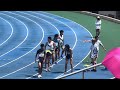 小寺慎之介10.46 0.1 日本中学新記録！関東中学陸上競技大会3年男子100m 決勝