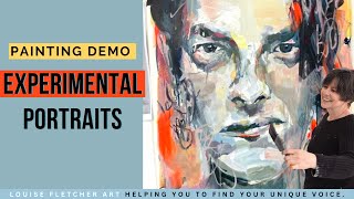 Painting Demo: Experimental Portraits