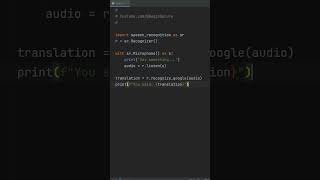 Watch Python Turn Your Voice Into Code!