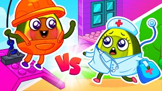 Kids Pretend Play Jobs 🤩 Learn About Professions for Children || Funny Stories by Pit & Penny 🥑