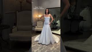 Same Ines Di Santo Wedding Dress, Different Fabrics