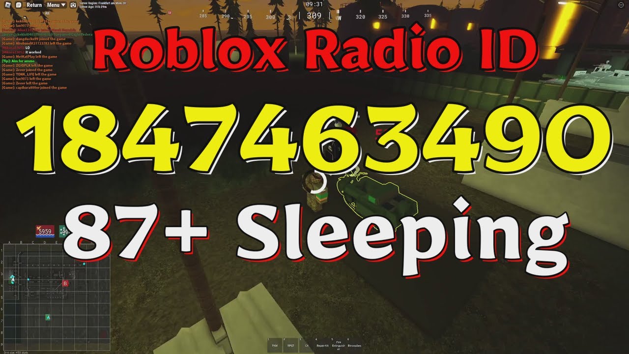 Sleeping Roblox Radio Codes/IDs - YouTube