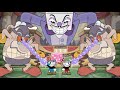 Cuphead - Two Players VS All Bosses With Extreme Rapid Fire Rate ( Lobber )