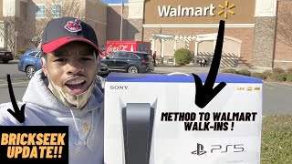 PS5 XBOX WALMART WALK-IN METHOD!! ( SECURE PS5 \u0026 XBOX WALMART) BRICKSEEK UPDATE!