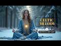 Deeply Calm Celtic Music 432Hz | Harp and Flute in a Quiet Winter Forest for Sleep | Celtic Music