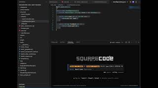 refactor java codes into one java code with Squarecode