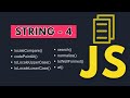 8 STRING METHODS | PART 4 | Mastering JavaScript