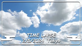 【タイムラプス】東京の大空 2024/5/2