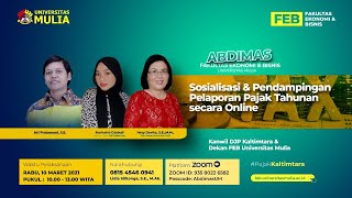 Sosialisasi dan Pelaporan Pajak Tahunan Secara Online