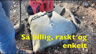 Så lett å komme i gang med steinklyving