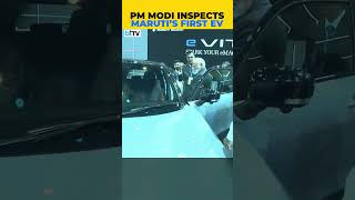 PM Narendra Modi Is Introduced To Maruti’s First EV – The eVitara