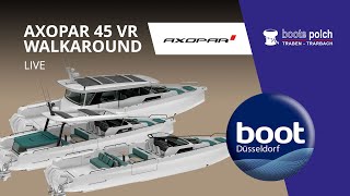 VR walkaround with Jan-Erik Viitala on the Axopar 45 Sun-Top, Cross-Top, T-Top