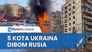Presiden Putin Naik Pitam soal Ledakan Jembatan Krimea, Rudal Rusia Hantam 5 Kota di Ukraina