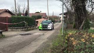 Rally Ceccano Sparco Christmas Show 2022 post crash Massa-  D'alessandro