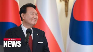 Pres. Yoon to wrap up Poland trip by meeting 250 biz leaders to expand economic ties