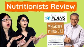 Nutritionists Review G-Plans and Metabolic Typing Diet for Weight Loss