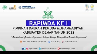 Pembukaan Rapat Pimpinan Daerah (RAPIMDA) Ke 1 Pemuda Muhammadiyah Demak 2022