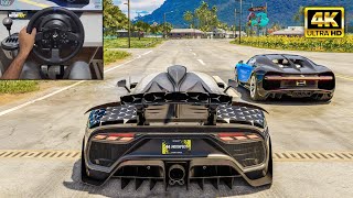 Mercedes AMG ONE \u0026 Bugatti Chiron | The Crew Motorfest | Thrustmaster T300RS gameplay