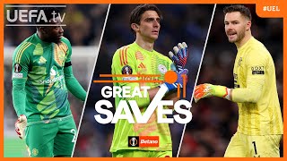 Great EUROPA LEAGUE Saves LEAGUE PHASE | FT. Onana, Tzolakis, Butland...