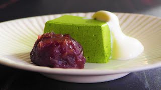 とろける抹茶ババロア/Matcha [Green tea] Bavarian cream