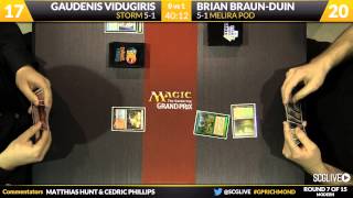 GPRichmond - Round 7 - Gaudenis Vidguris vs Brian Braun Duin