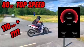 Gilera SMT 80cc Airsal top speed test | 100kmh +