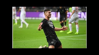 Bundesliga: Eintracht Frankfurt fertigt Düsseldorf 7:1 ab - Jovic überragt