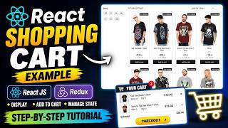 React Shopping Cart Example | React JS | Redux | Facebook | React Card