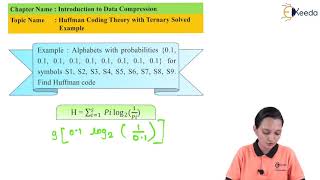 Huffman Coding Theory with Ternary Solved Example - Introduction to- Data Compression and Encryption